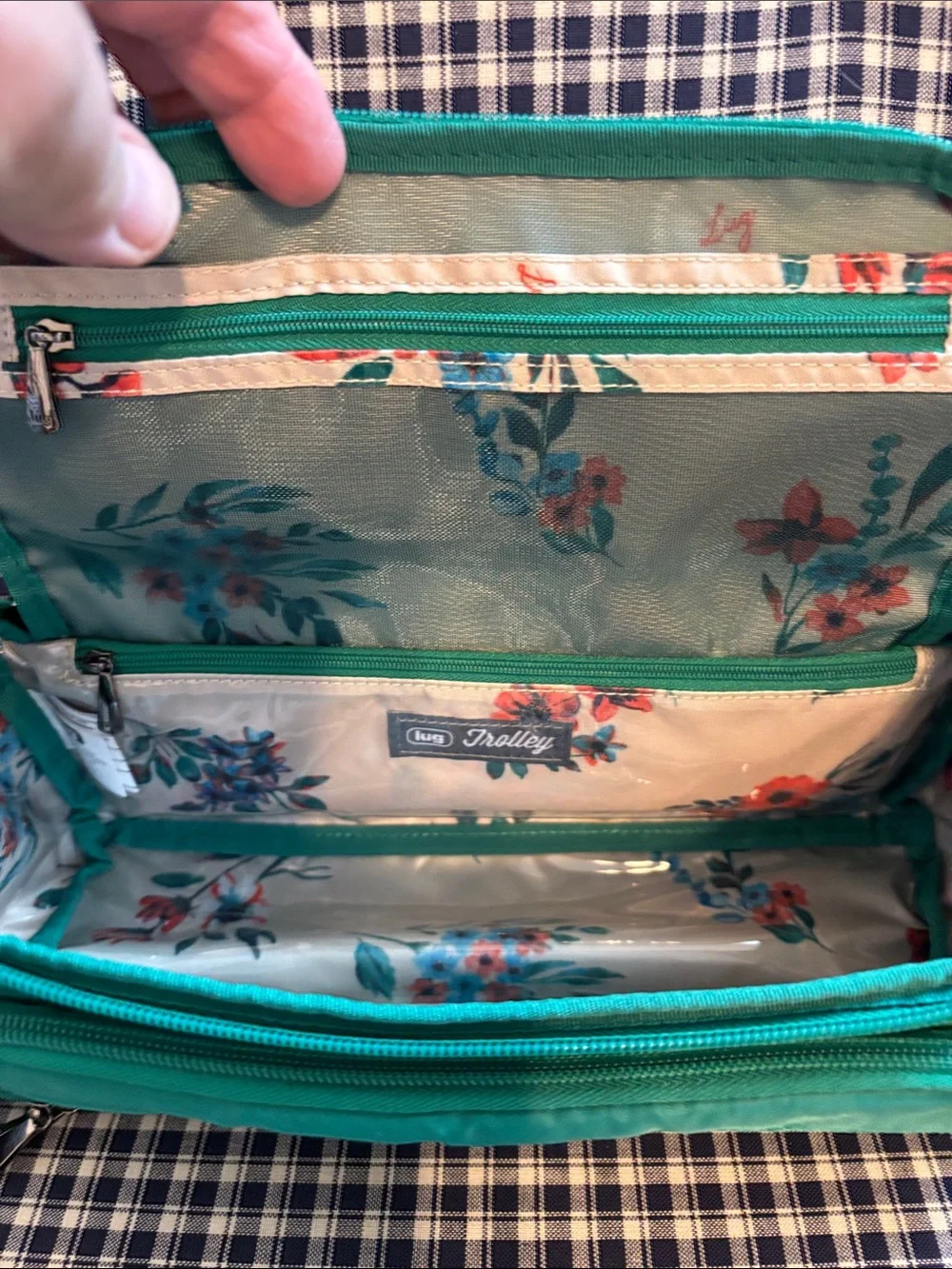 lug Teal Travel Toiletry Organizer